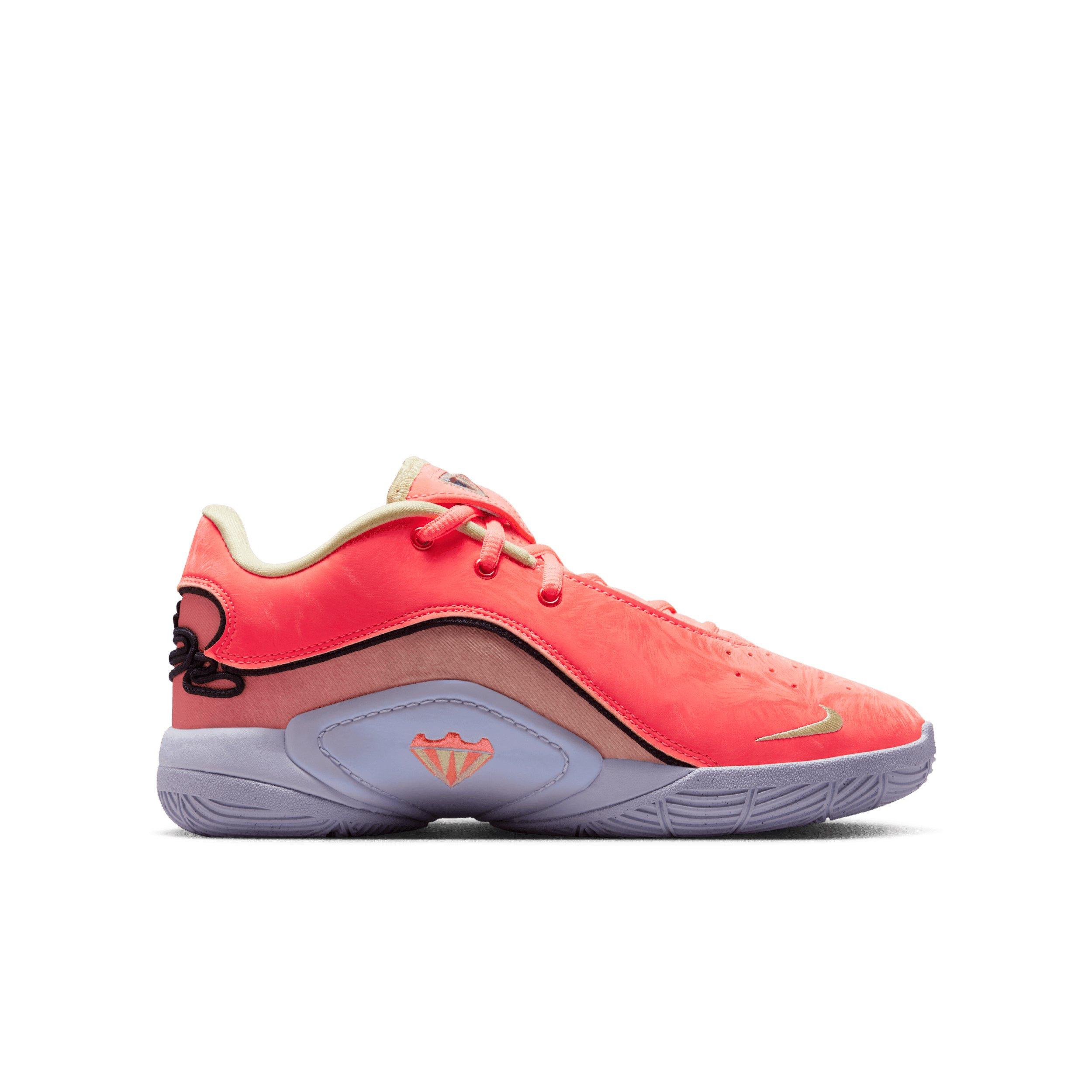 Nike LeBron XXII SE "Bright Mango/Life Lime/Anthracite/Orange" Grade School Boys' Basketball Shoe - MANGO/LIME/ANTHRACITE/ORANGE